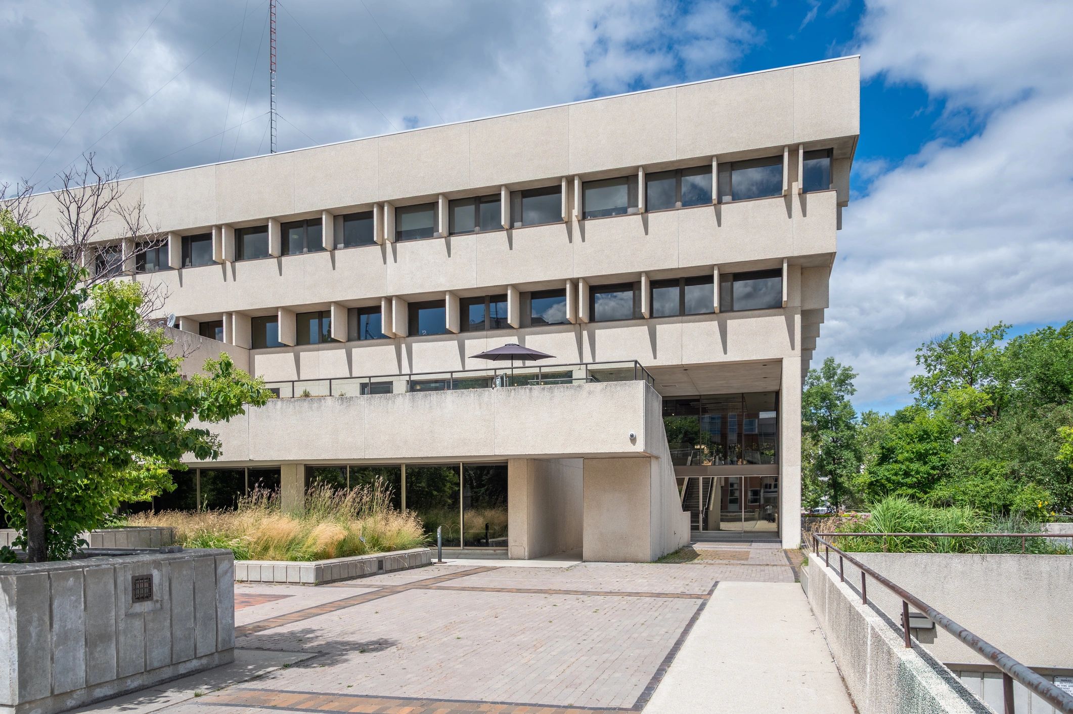 Commercial property exterior and terrace